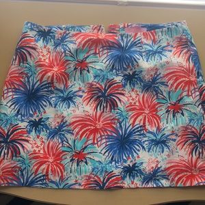 Like new Lilly Pulitzer fireworks skirt